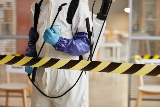 Professional Blood Cleanup technician working in Northfield, OH
